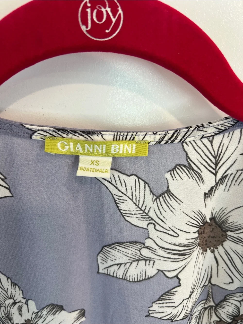Gianni Bini XS Cornflower Floral Print Birdie Kimono Cover Up Wildflower - Picture 4 of 7